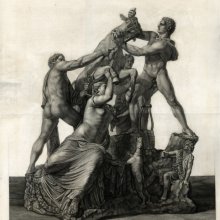 Gruppo antico di figure dº. volgarme. Il Toro Farnese. [17--]