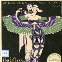 GUERRERO, Jacinto (1895-1951). El collar de Afrodita. 1925