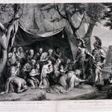EDELINCK, Gérard. [La tienda de Darío]. [1661]